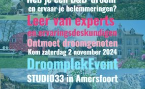 Droom je van een B&B, camping, hotel, retreatlocatie of vakantiewoningen en ervaar je 'ja maren'?